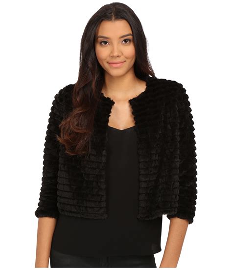 calvin klein fake fur shrug bolero|bolero shrug.